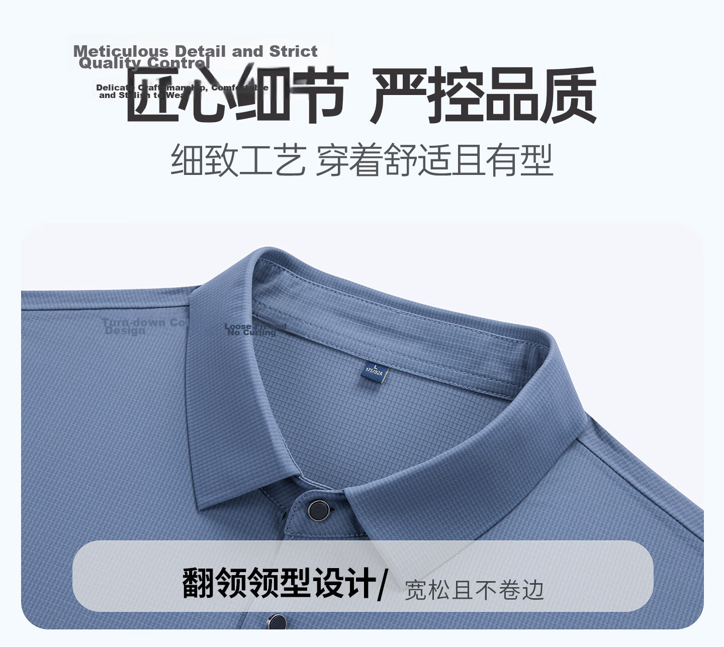 LAOYECHE Men's Summer Short Sleeve Polo Shirt Casual T-Shirt Middle-aged and Elderly Father's Day Gift 10