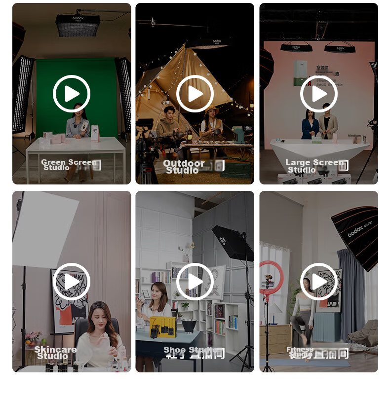 Godox SL300IIIw III Generation Live Streaming Fill Light Photography Continuous Light Beauty Light Recording Photo Studio Continuous Light Children's Photography Top Light 3