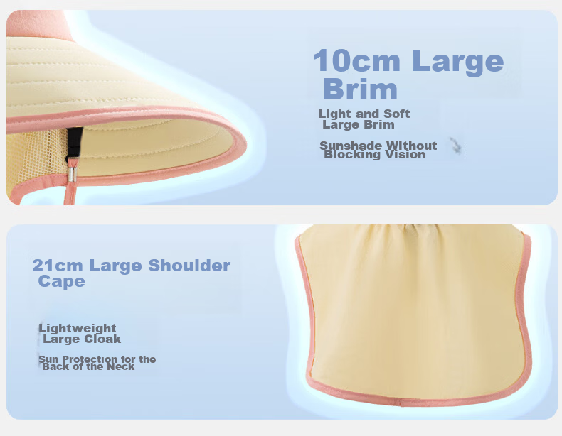Paul Frank Kids Summer Sun Protection Open-Top Hat UV Protection Neck Cover Outdoor Beach Gift 3