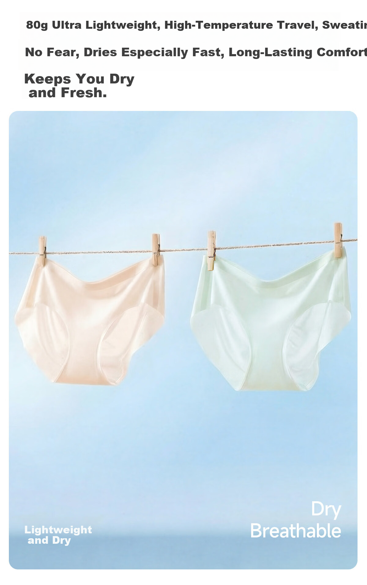 JOYNCLEON Maternity Underwear Summer Ice Silk Thin Seamless Breathable Ultra-Thin 3-Pack XXL jnk195955 6
