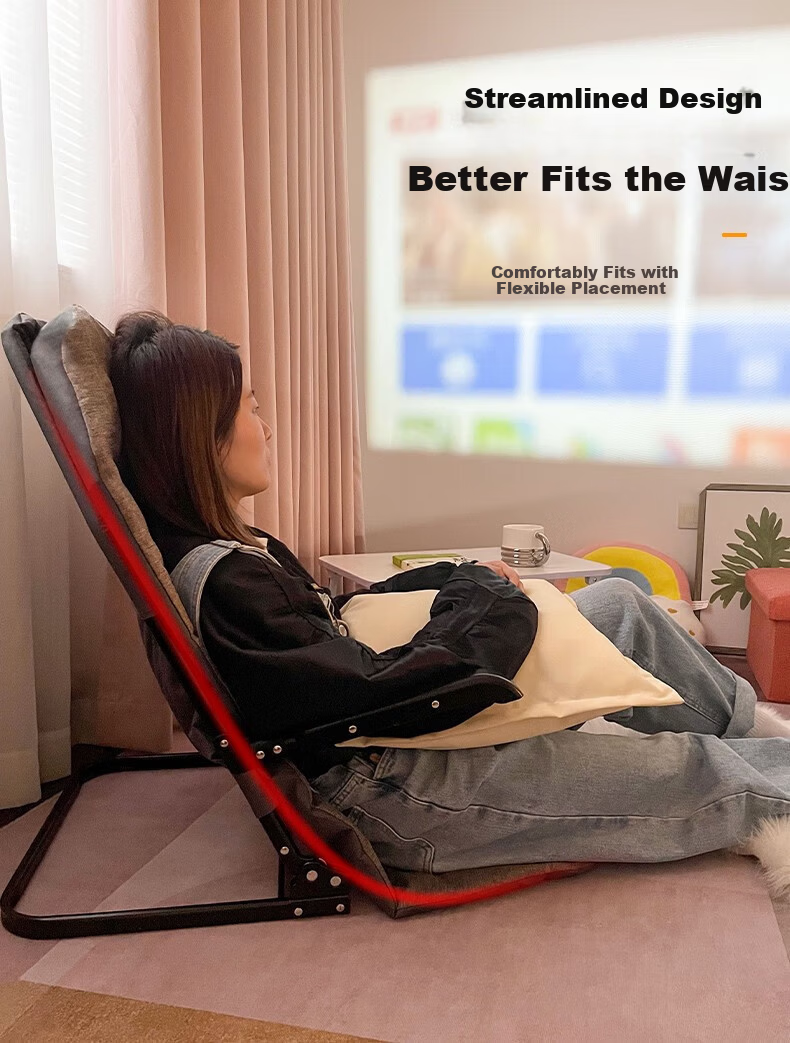 DSRAWMYT Folding Bed Office Nap Recliner Nap Bed Care Bed Simple Military Cot with Breathable Cotton Mat Single Bed 4