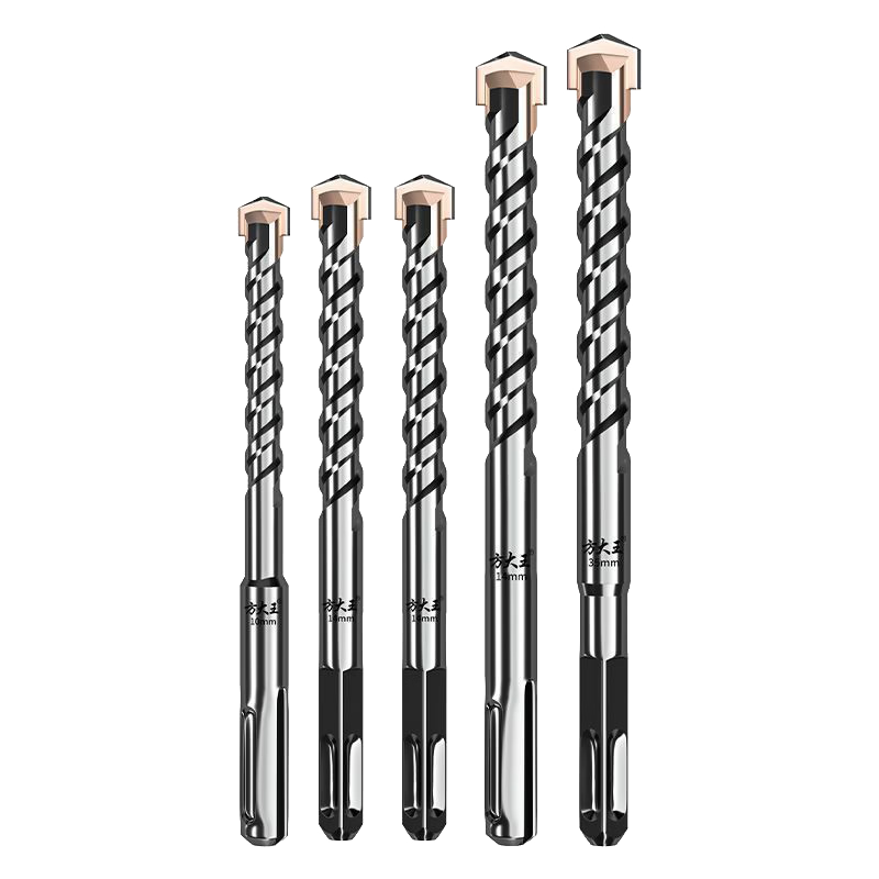 Fang Da Wang Straight Impact Drill Bit for Concrete Reinforced Steel Resistant Wear Durable Fast Drilling 17*200mm Square Shank