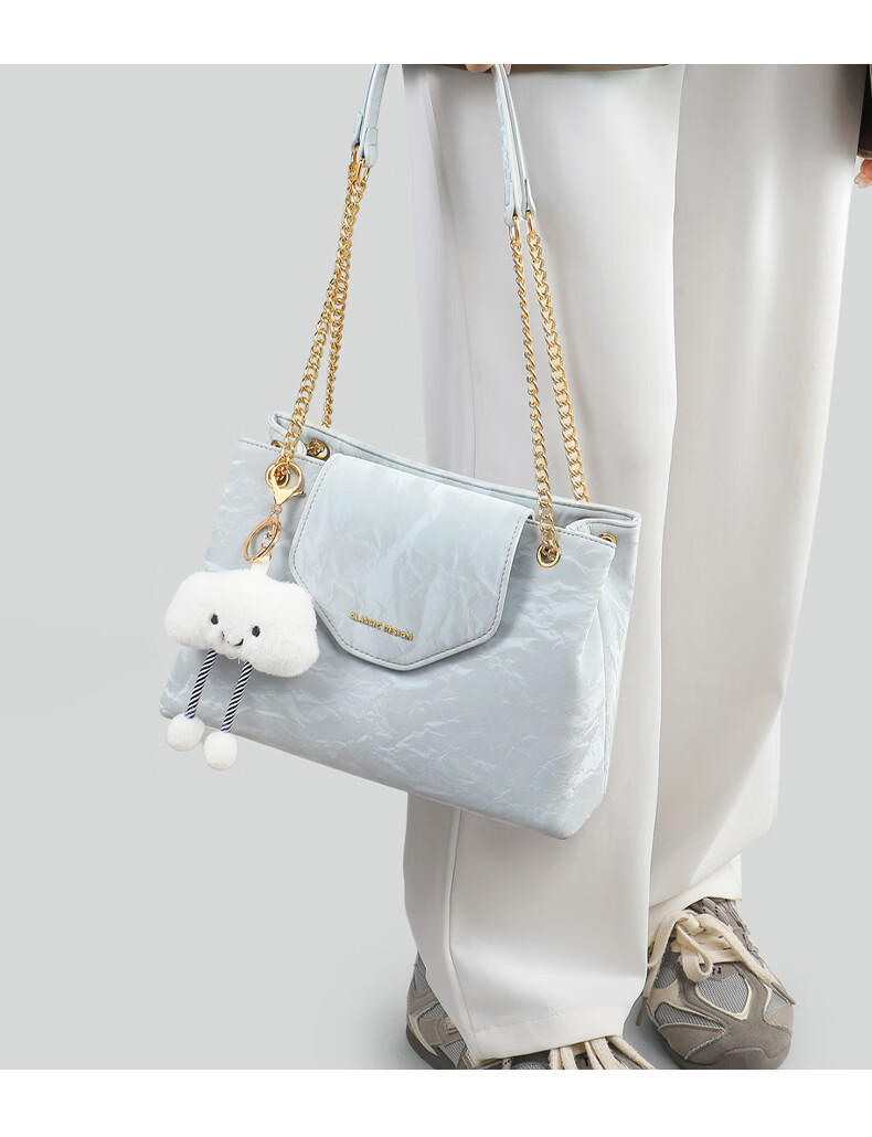 Love Sea Cowhide Leather Women's Shoulder Tote Bag Large Capacity Luxury Brand Birthday Gift Premium Feel for Girlfriend Wife 2