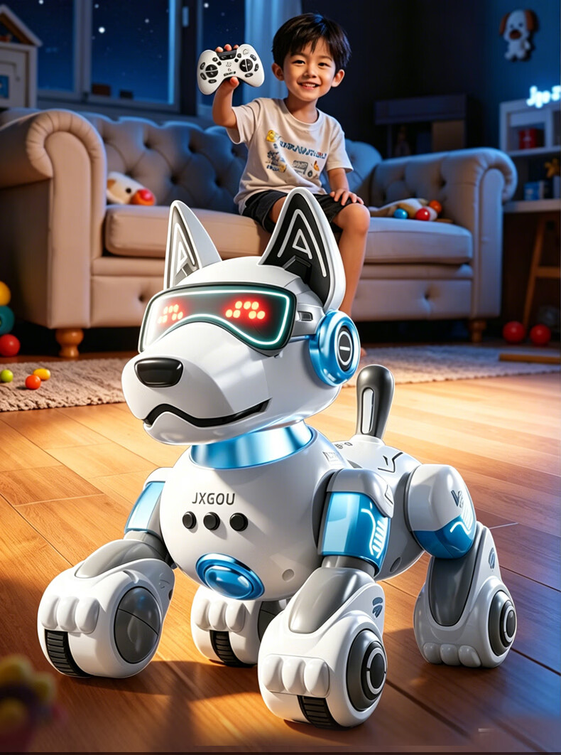 Science Monster Voice Control Robot Dog Remote Control Car Children's Toy Boys Transforming Robot 3-6-10 Years Birthday Gift 25