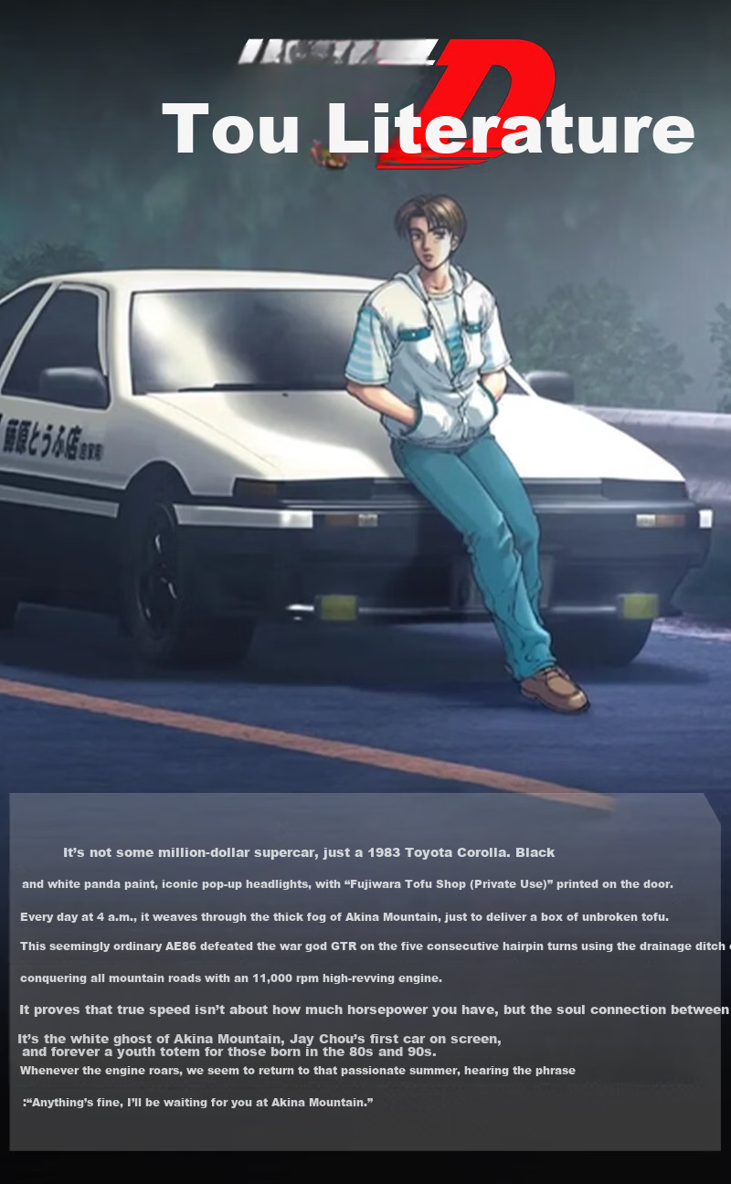 Chiyu Toys Initial D Takumi Fujiwara Toyota AE86 Car Model Realistic Alloy Toy Gift for Boys 1