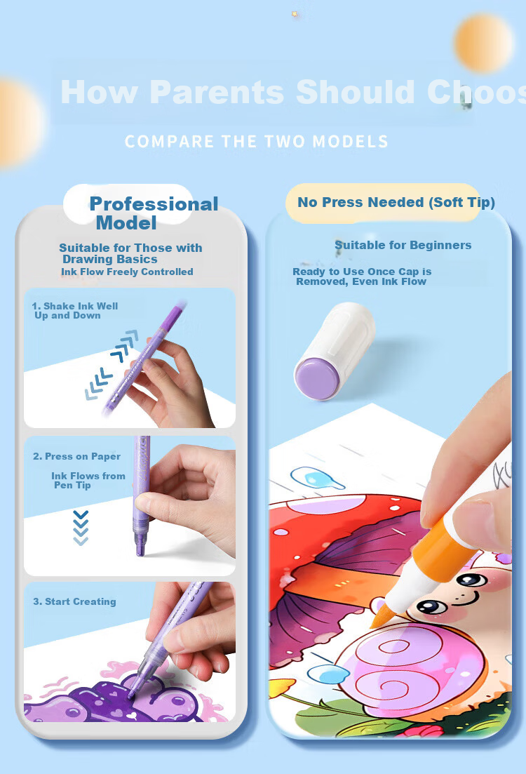 Yuji Cinnamon Dog Acrylic Marker Watercolor Pen for Elementary Art Students Kindergarten Washable Colored Pen Layerable Sanrio Official Art Supplies 4