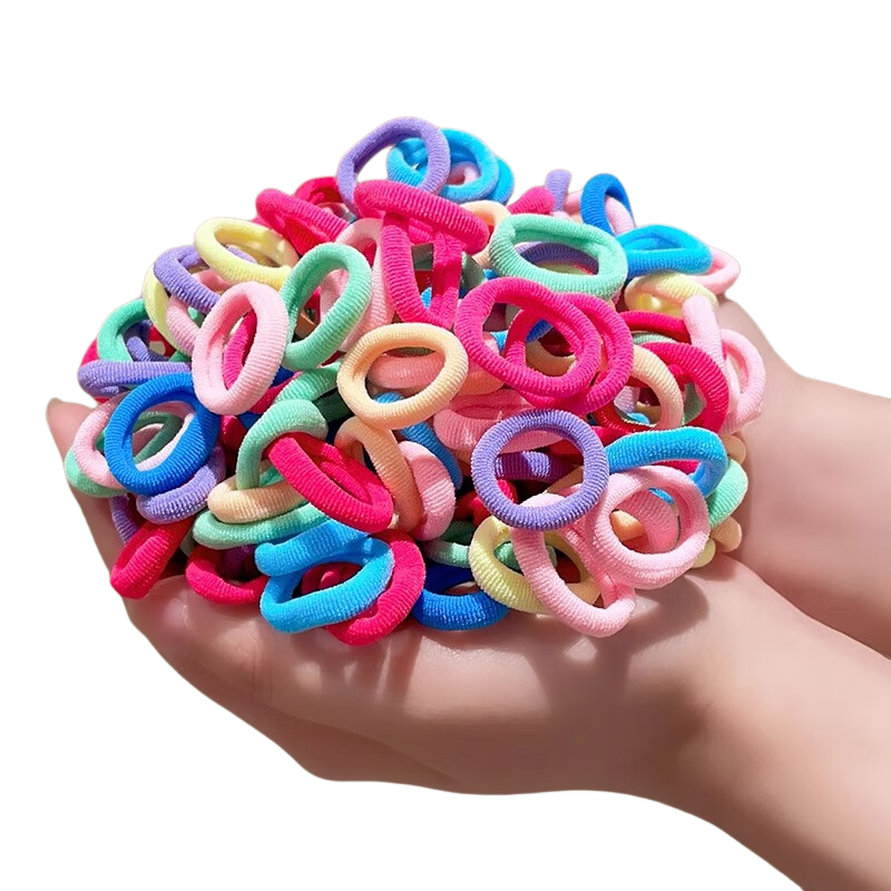 MKING PRETTY Kids Hair-Friendly Elastic Hair Ties 2025 New Girls High Elasticity Durable Hair Bands Hair Accessories