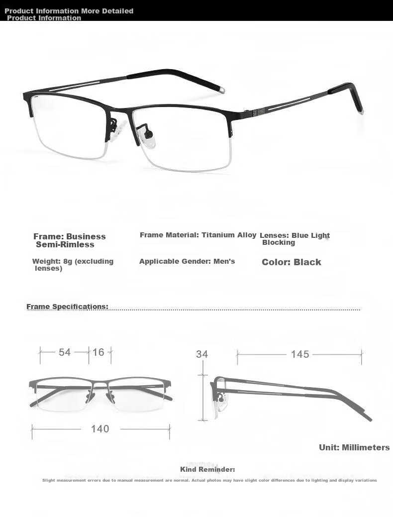 Morak Japanese Imported Titanium Multifocal Reading Glasses for Men, Smart Zoom Presbyopia Glasses for Driving and Walking, Genuine 10