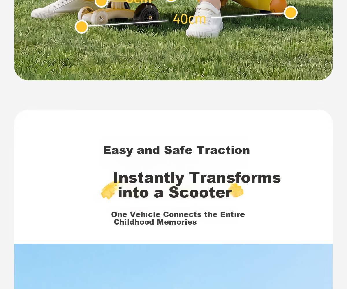 Le Little Yellow Duck Children's Twist Car 1-3-8 Years Old Baby Toy Boys and Girls Birthday First Year Gift Glide Scooter 18