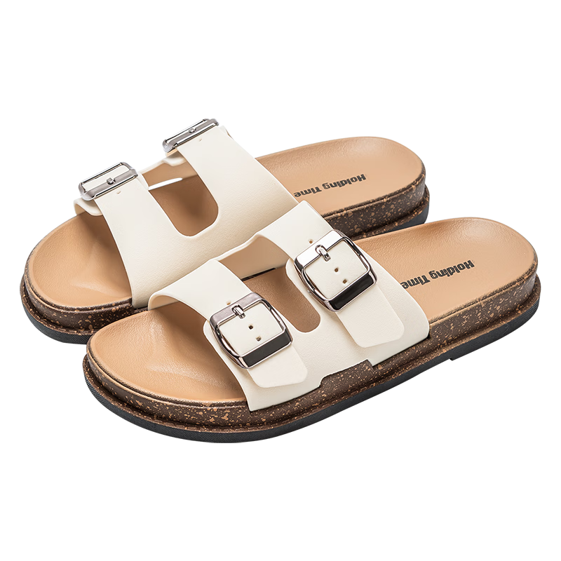 Lidani Women's Sandals 2026 INS Style Summer Beach Non-Slip Slippers High-End Elegant Slide Sandals