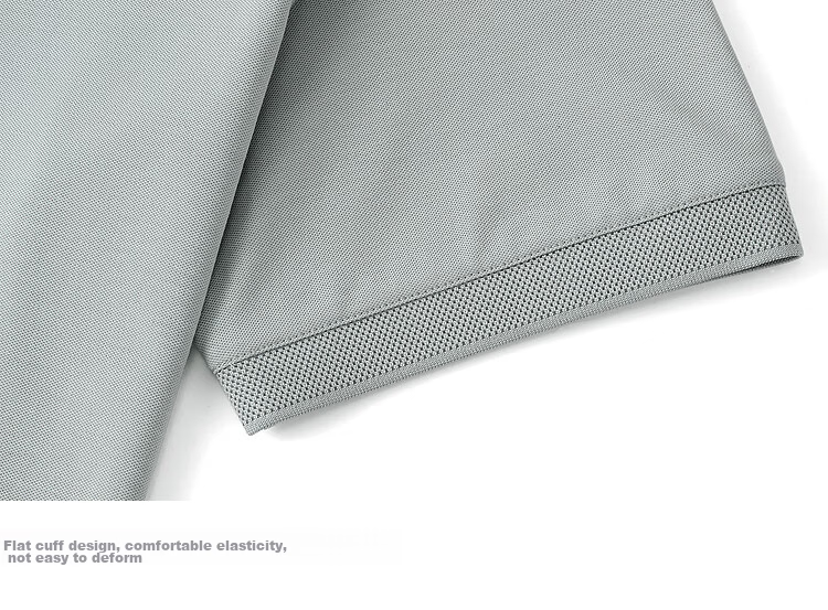 Youngor Cool Feeling Spring Summer New Men's Short Sleeve Casual Solid Color Polo Shirt Gray VSJD533105DCA M 26