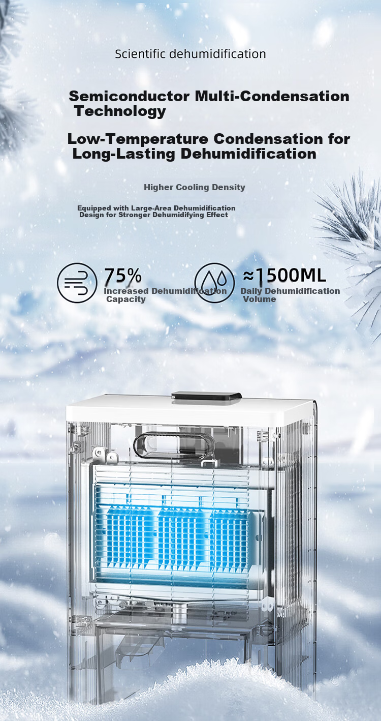 Jiesida Dehumidifier Air Purifier Dual-Core Industrial Basement Moisture Absorber Drying Machine 5