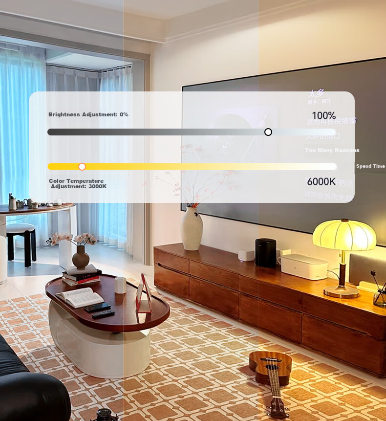 ARROW Arrow Pure Light Eye Protection Ceiling Light Living Room Main Light Smart Walnut Bedroom Lamp Lighting Set 12