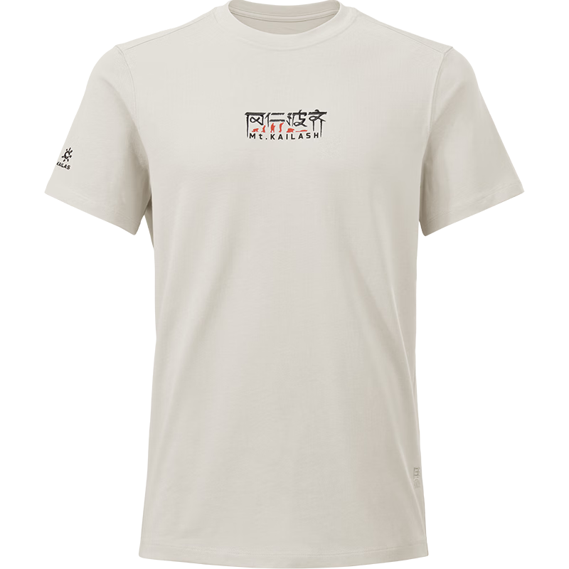 KAILAS Kailas Gang Rinpoche Cotton T-Shirt Spring Summer Outdoor Hiking Breathable Lightweight Short Sleeve