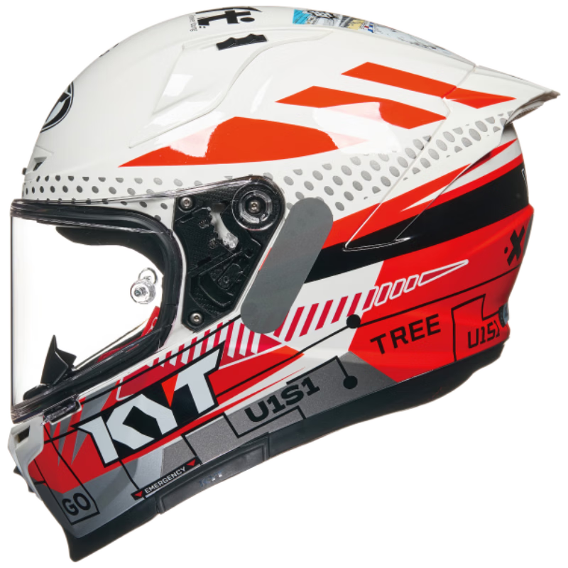 KYT Official Genuine Imported Full-Face Motorcycle Helmet Four Seasons Racing ST-23 YYDS Red L