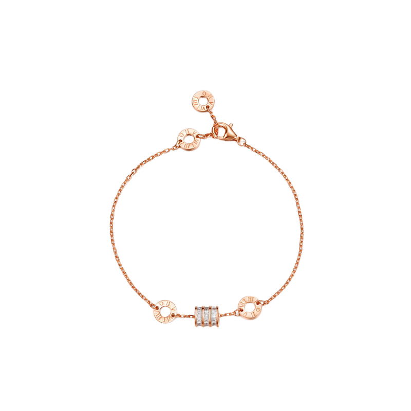 Fanci Lucky Slim Waist Bracelet Rose Gold Anniversary Gift for Women Silver Birthday Gift for Girlfriend