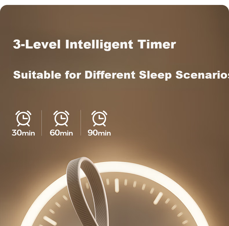 EVOCELER UK Baby Soothing Sleep Device 0-6 Months Portable White Noise Machine Sleep Aid Music Sleeper 11