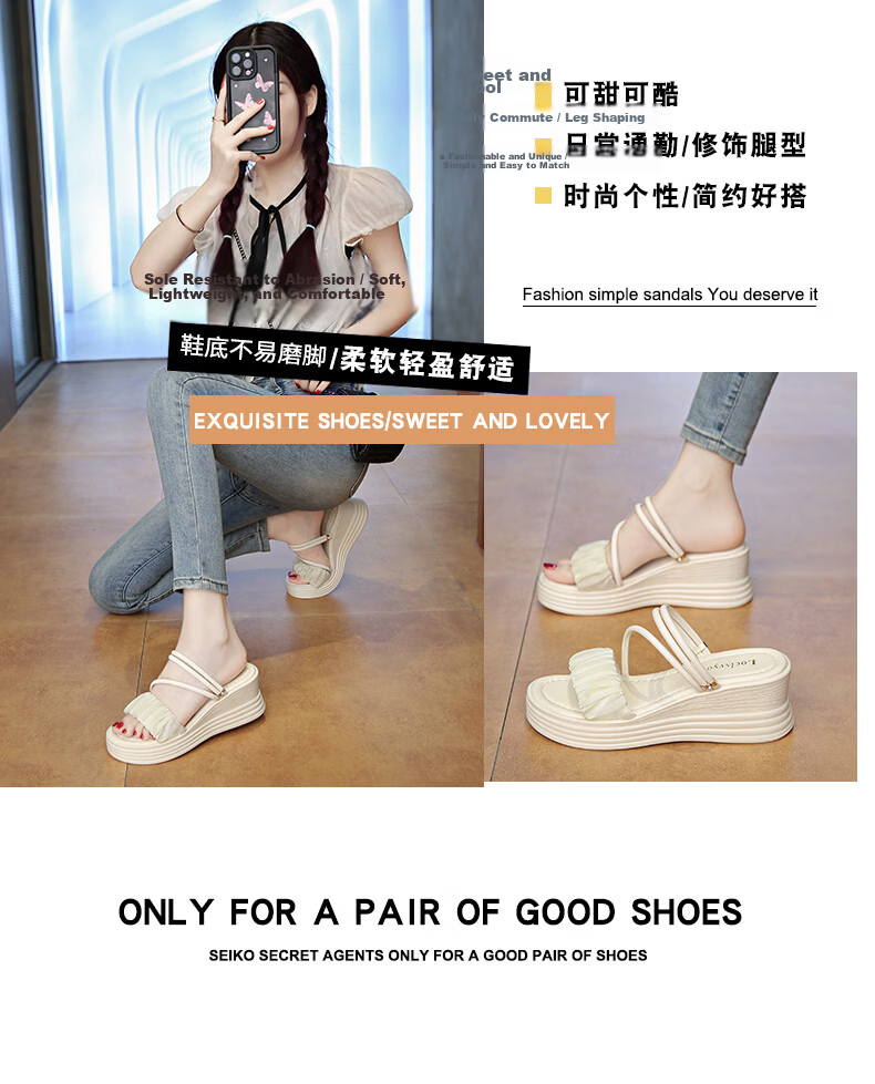 Cartelo Crocodile Women's Sandals Summer New Thick Sole Platform Casual Shoes for Skirt Wear 1774 Beige Size 38 4