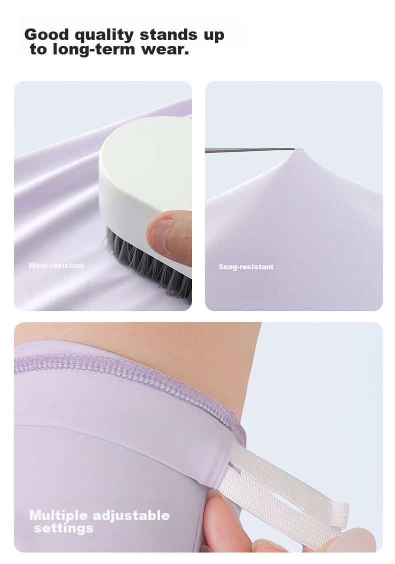 CACUSS Sunscreen Ice Silk Arm Sleeves UV Protection Loose Fit Sleeve Covers for Men and Women Couples Cycling Driving Arm Guards White 6