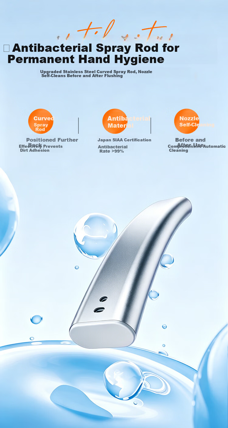 Haier Smart Toilet Seat Cover with One-Touch Knob, Warm Air Drying, Curved Water Tank Compatible with Toilet S5 Upgrade Model 10