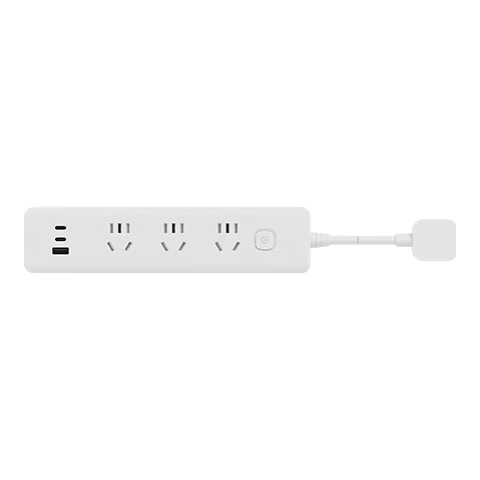 Schneider New National Standard Safety Power Strip, Socket/power Strip/outlet Strip, 6 Outlets with Master Switch, Total Length 1.8 Meters, A+C 20W