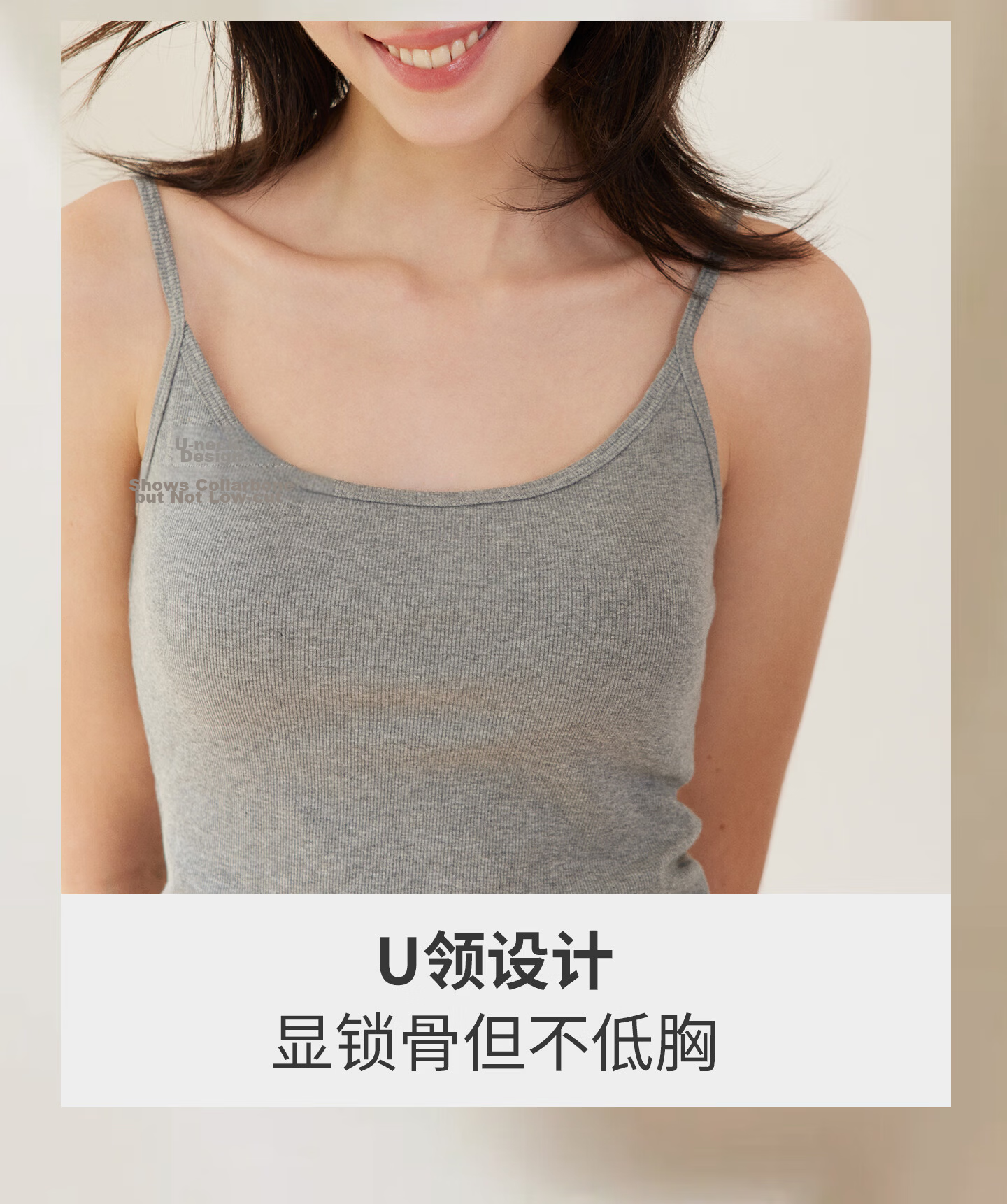 Fuli Girl Women's Small Camisole Vest with Chest Pad, Bra-Free, Beautiful Back, Inner Base Shirt, One Size, Classic Black 4