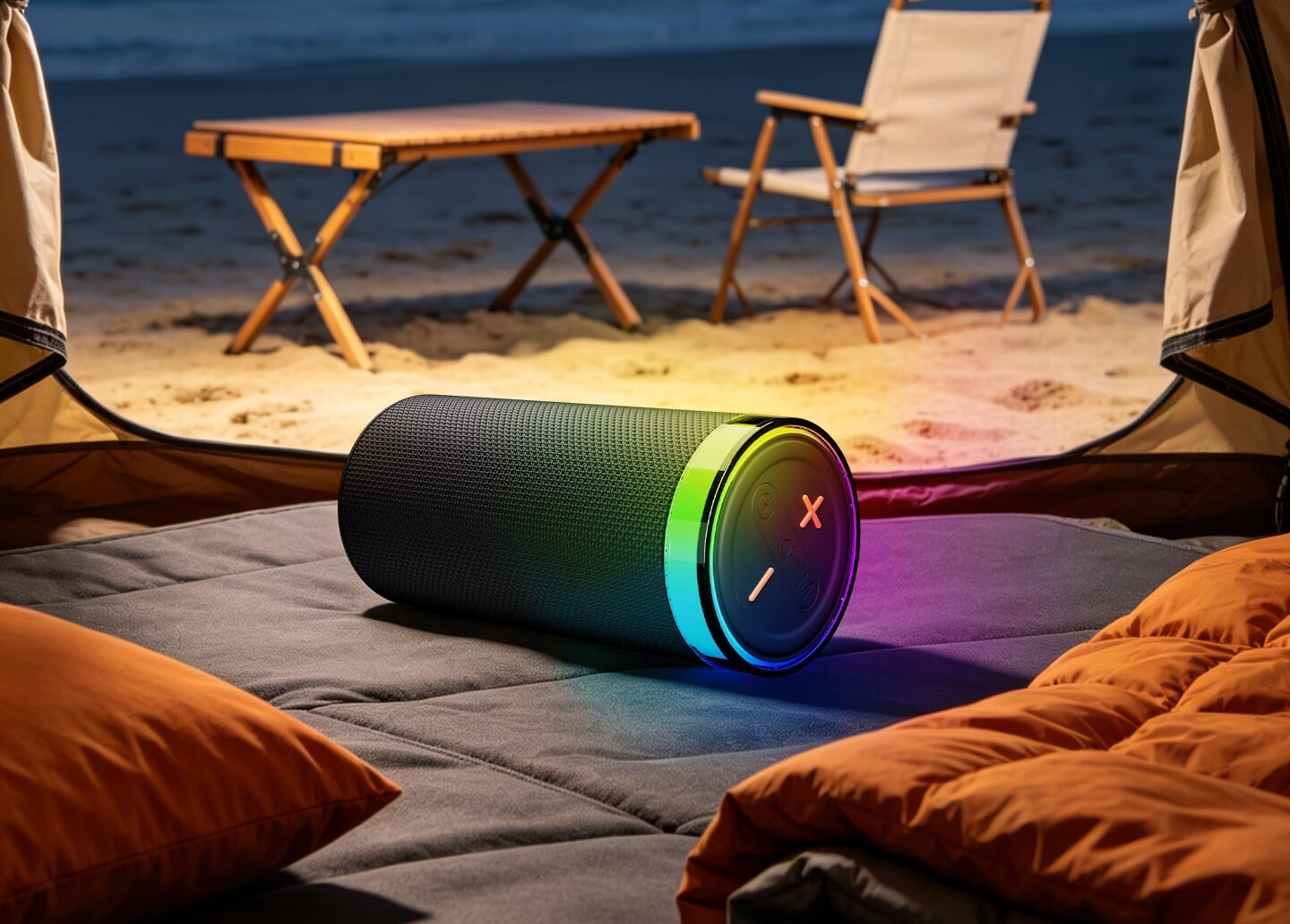 HP Bluetooth Speaker Desktop Audio High Power Wireless Outdoor Portable Mini Speaker Long Battery Life Black 24
