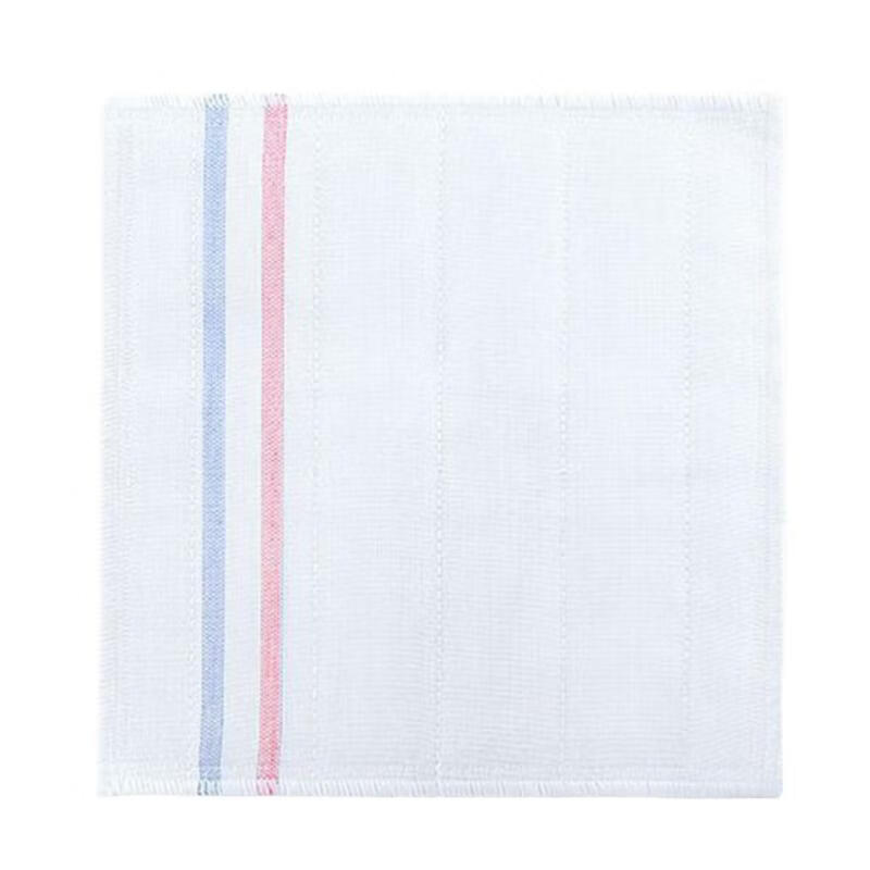MENGTING Non-Stick Oil-Resistant Cotton Yarn Dishcloth, 8-Layer, 28*28cm, Kitchen Absorbent Towel, Thickened, Lint-Free Scouring Pad