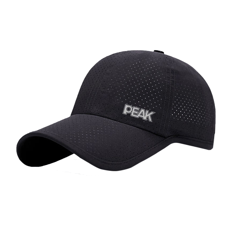Peak Mesh Breathable Quick-Dry Baseball Cap Outdoor Cycling Fishing Hiking Sunshade Large Head Duckbill Sweat-Wicking Hat