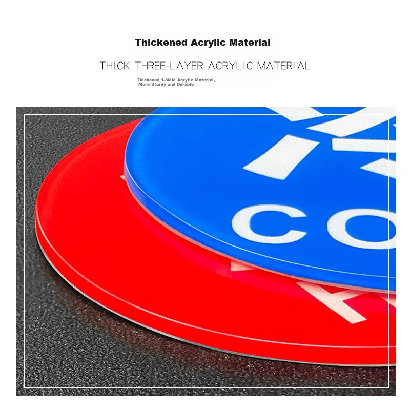 Kuyibao, Do Not Throw Away Acrylic Sign, 1 Pack, Wall Sticker, Label, Warehouse Company, Restaurant, Shopping Mall, Public Place 9