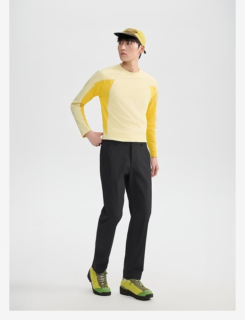 TOREAD Huang Jingyu Same Style Quick-Dry Outdoor Hiking Commuter Pants High Elastic Breathable Long Pants Beige Women L 21