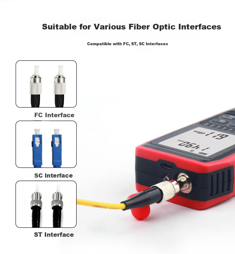 Smart Mouse NF-908 Fiber Optic Power Meter with Red Light Integrated High-Precision Red Light Pen Network Cable Pairing and Wire Sequence Testing Function 8