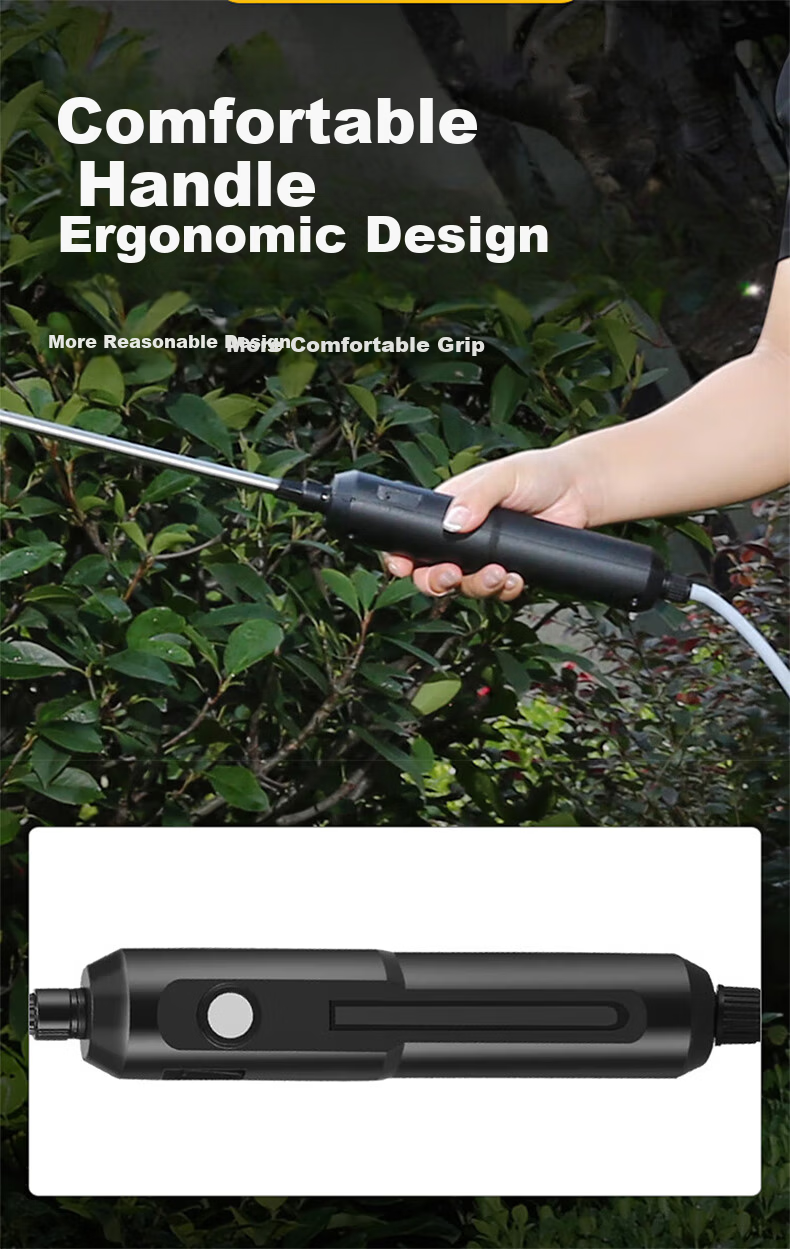 Quiet Bear Electric Backpack Sprayer High-Pressure Agricultural Sprayer Small Household Pesticide Disinfection Watering Garden Tool 15