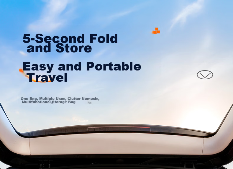 HUIDUODUO Car Rear Seat Sleeping Mat Foldable Mattress Backseat Sleeping Aid Travel Cushion Support 26
