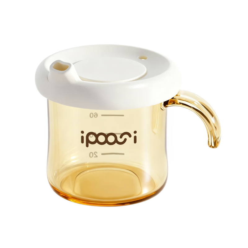 Ipoosi Open-mouth Baby Cup PPSU Sippy Cup for 6+ Months, Durable Toddler Drinking Cup, Anti-fall Children's Water Cup
