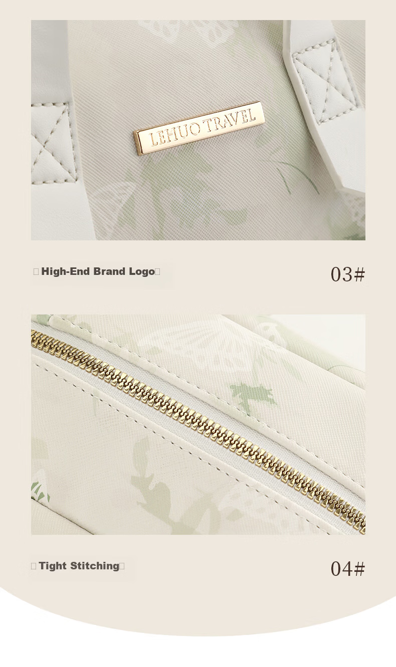 LOHO Travel Makeup Bag Portable Women's 2026 New High-Value Large Capacity Toiletry Skincare Storage Pouch Box Bag 17