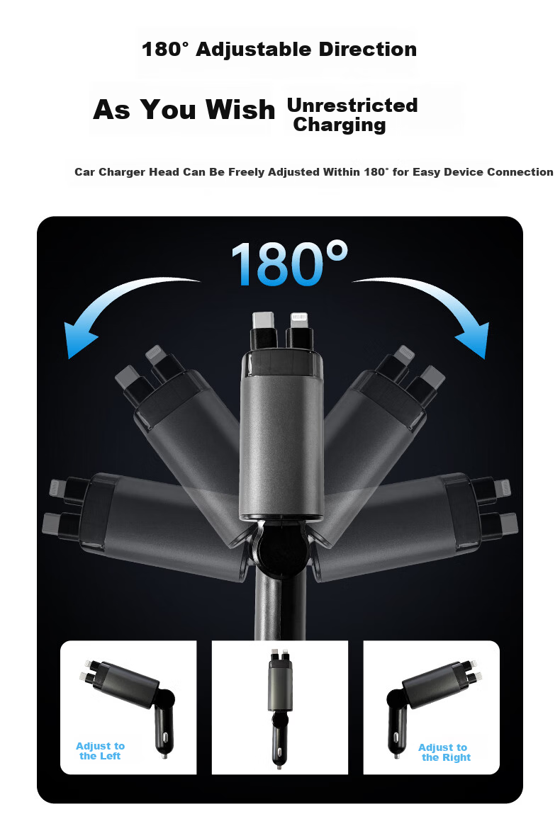 BOSCH SC580 Car Charger Super Fast Charging Cigarette Lighter Adapter Triple USB Car Charger Super Fast Car Charging Head 14