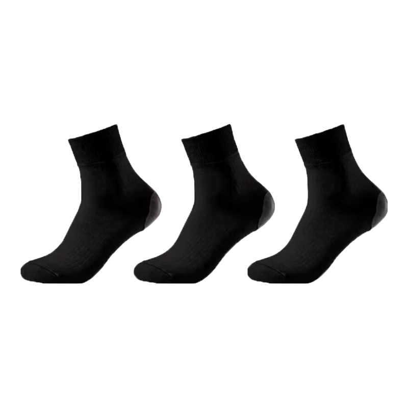 Zulijian Men's Anti-Odor Socks Autumn Winter Warm Socks Women's Loose Top Anti-Crack Heel Dry Crack Antibacterial Essential Oil Socks