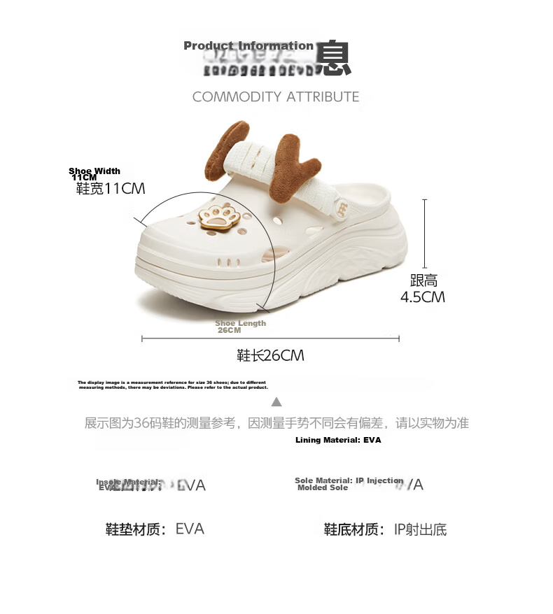 Tianmeiyi Langhua Hollow Thick-soled Height-increasing Sandals Women's Outdoor Beach Shoes Summer CMX18BL6 Black Size 35 18