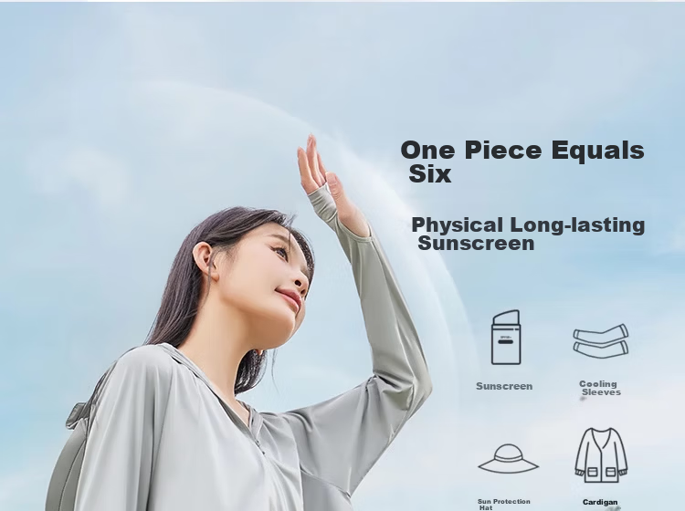 Langsha Women's Ice Silk Cooling UV Protection Sun Jacket Lightweight Breathable Comfortable Outdoor Shawl Skin Jacket 7
