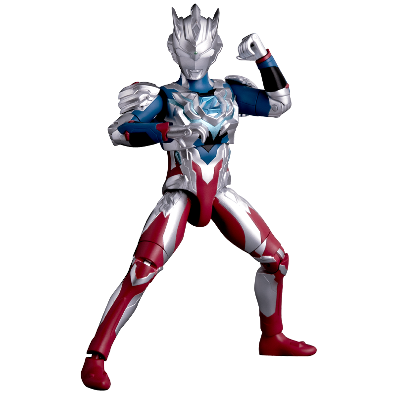 Bandai Ultraman Children's Toy Boys Birthday Gift Sound Movable Zetta Alpha Armor 67777