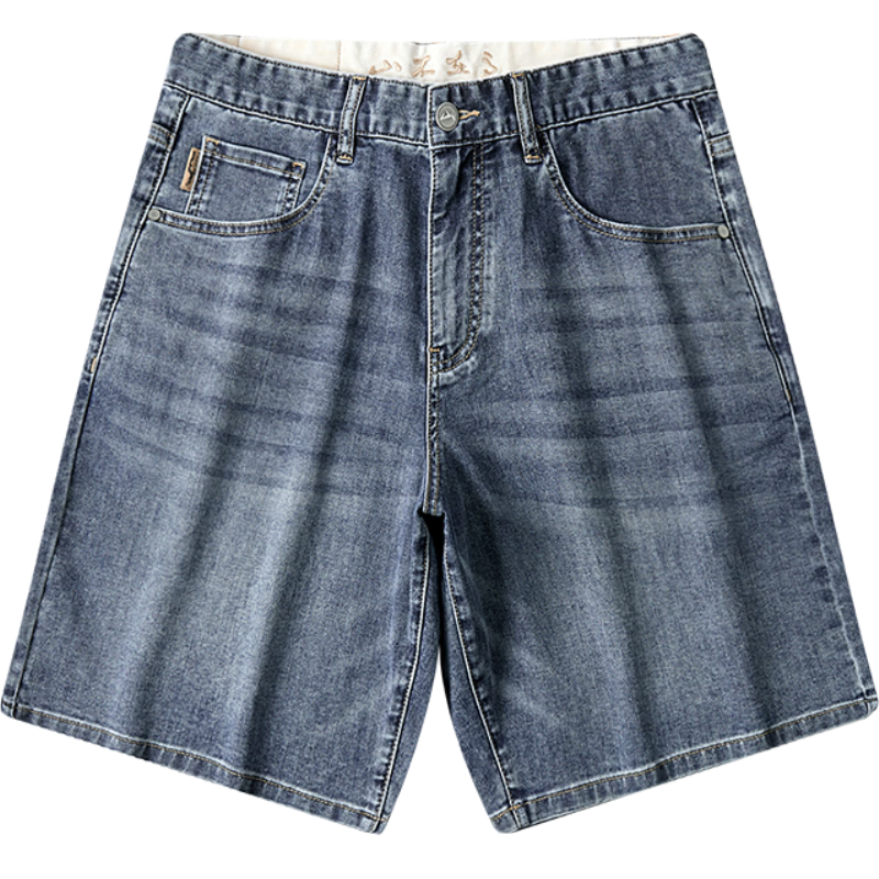 HLA Hailan Home Men's Denim Shorts 26 Mountain Series Five-Pocket Cool Summer Pants