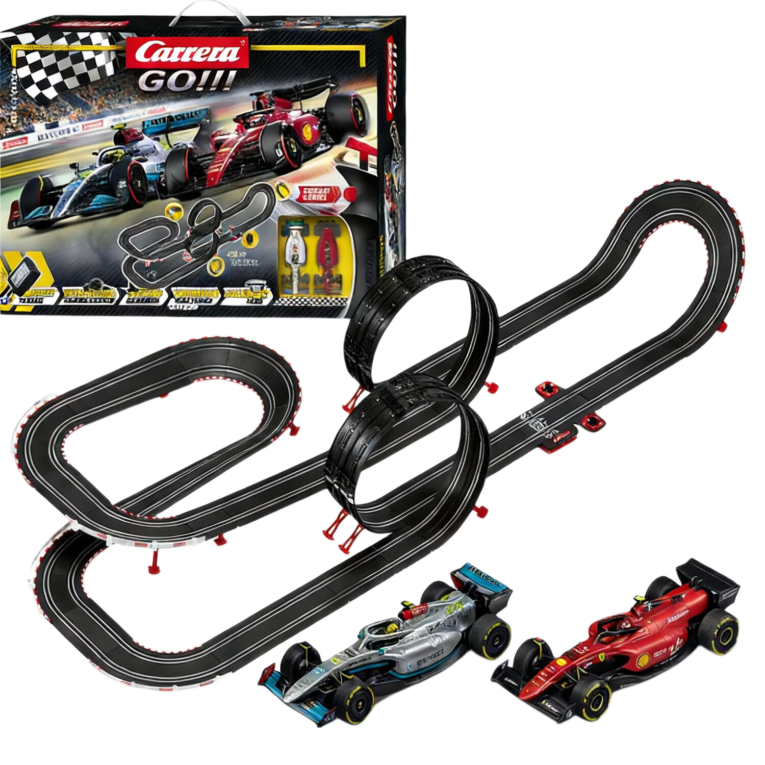 Carrera Track Car GO Series 1:43 Children's Day Toy, Boys' Gift, Remote Control Car Toy Set