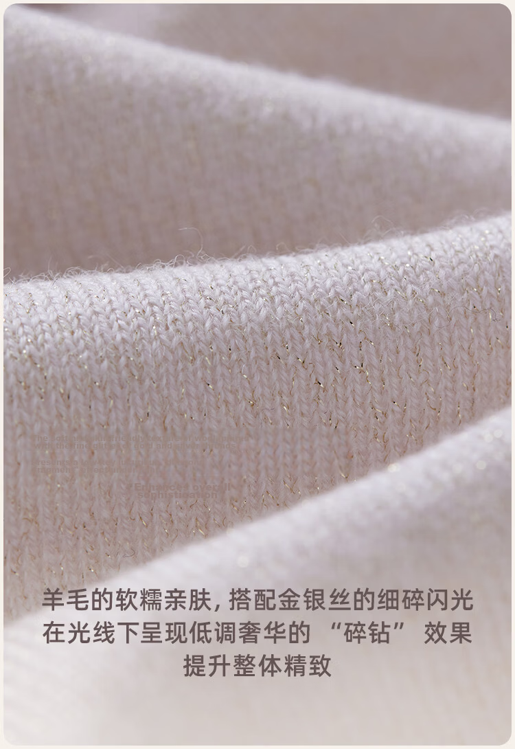 JIUMU Sheep Wool Lightweight Four-Season Shawl Women's Elegant Summer Air-Conditioned Office Warm Shawl 10