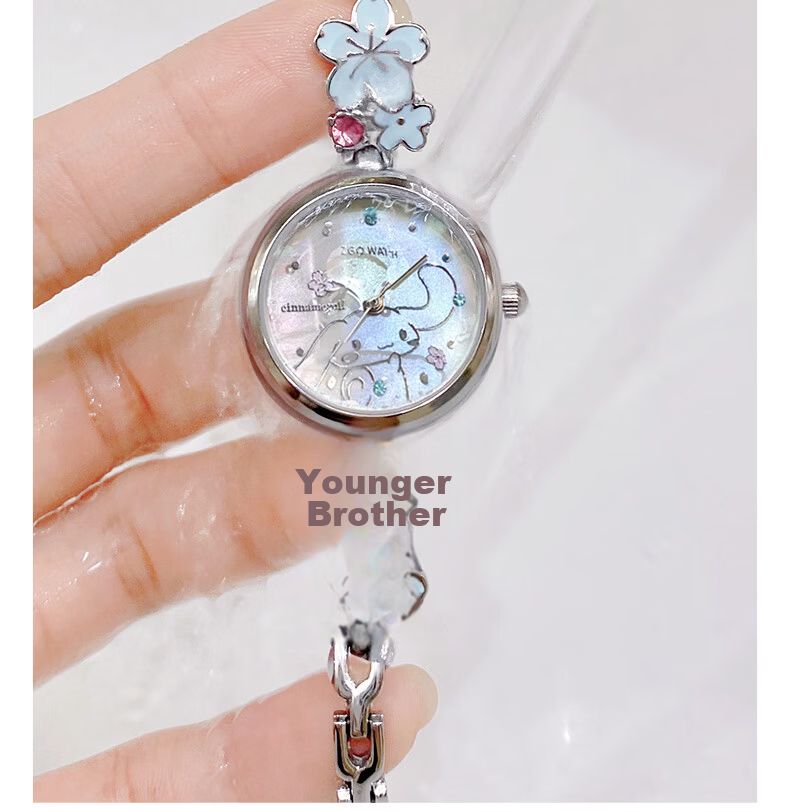 ZGO Sanrio Watch, Women's Butterfly Bracelet, Student Gift for Middle And High School, Cinnamoroll Valentine's Day Present for Girlfriend 12