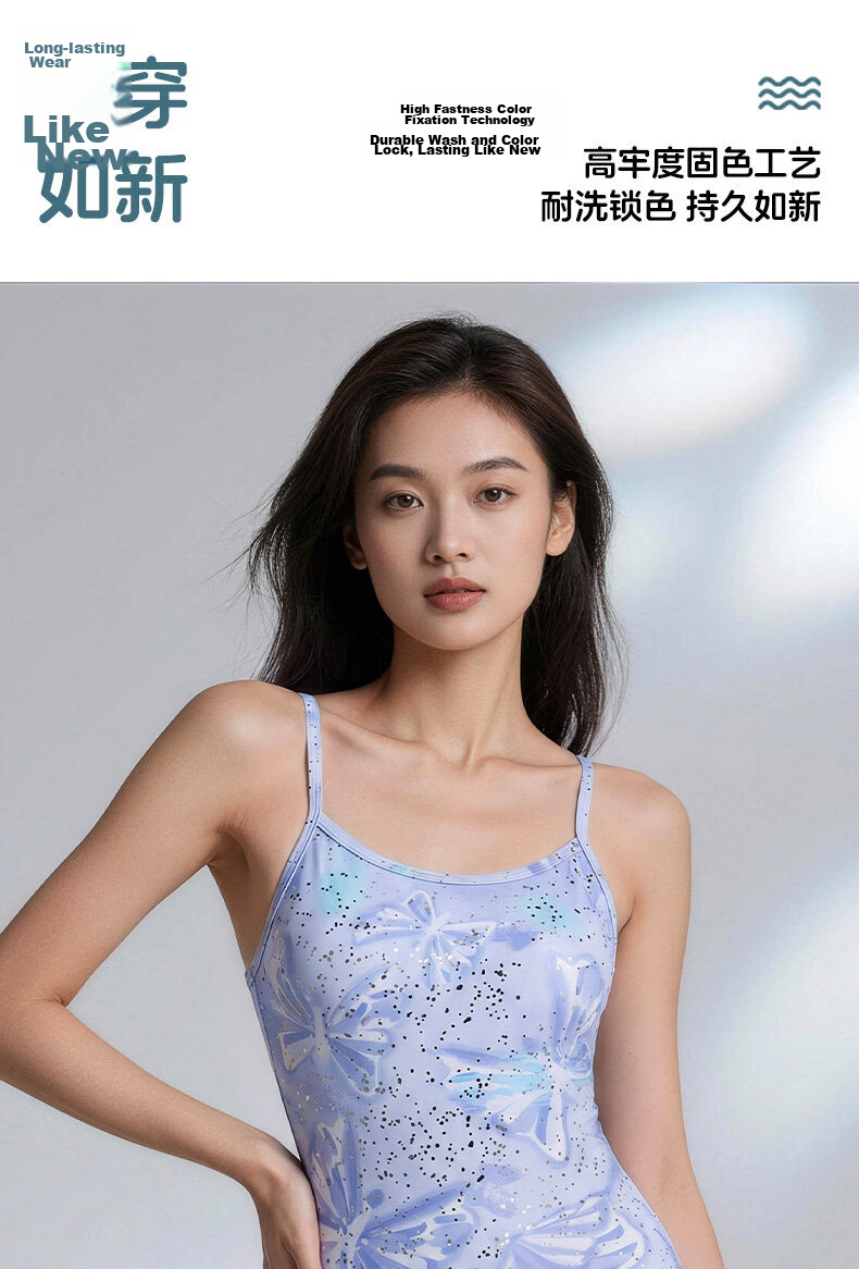 ANTA Women's One-Piece Triangle Professional Swimwear Slimming Chlorine-Resistant Spa Racing Swimsuit 14