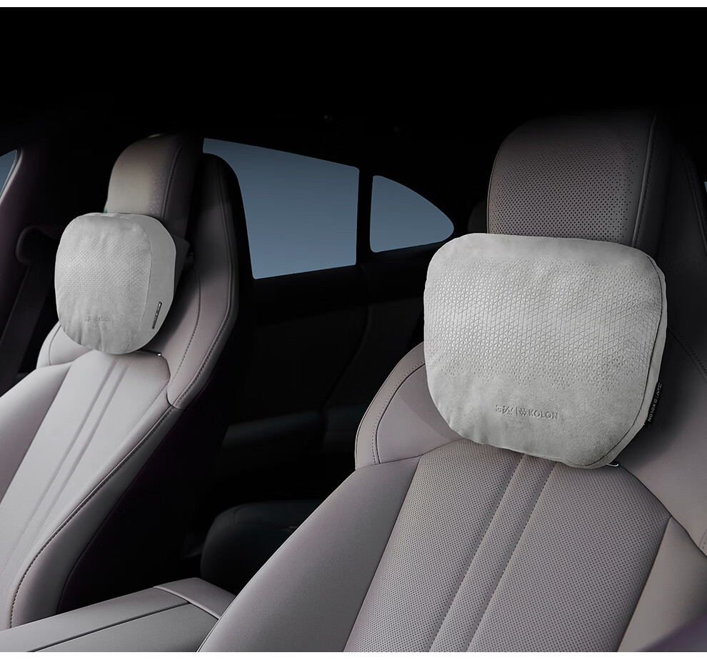 3W Korea Kolon Collaboration Tesla Xiaomi Car Headrest Neck Pillow Perforated Black 14