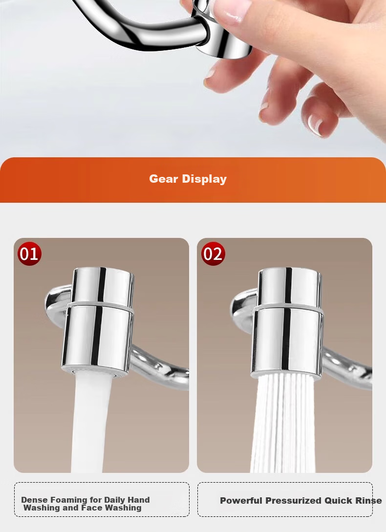 WUZORY [Germany] Faucet Extender Extension Kitchen Basin Sink Universal Rotatable Connector W137 9