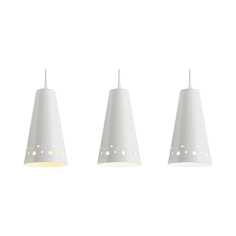NVC LED Pendant Light for Dining Room And Bar, Modern Minimalist Design, White Color, Model NDBD03A/2-005