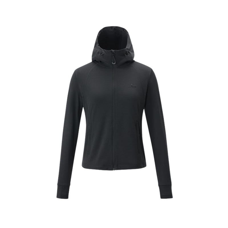 Biyinlefen Extreme Sun Protection T 2026 Spring New Women's Casual Quick-Dry Hooded Knit Jacket